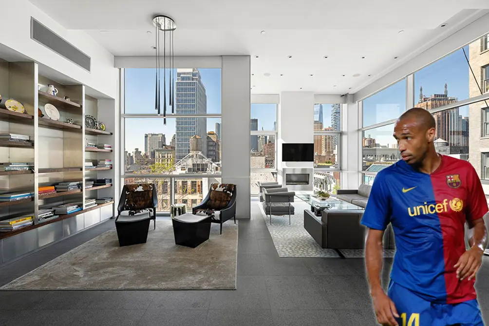 Thierry Henry's Soho penthouse