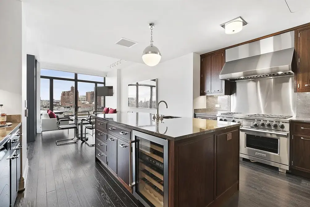 Open kitchen off living area