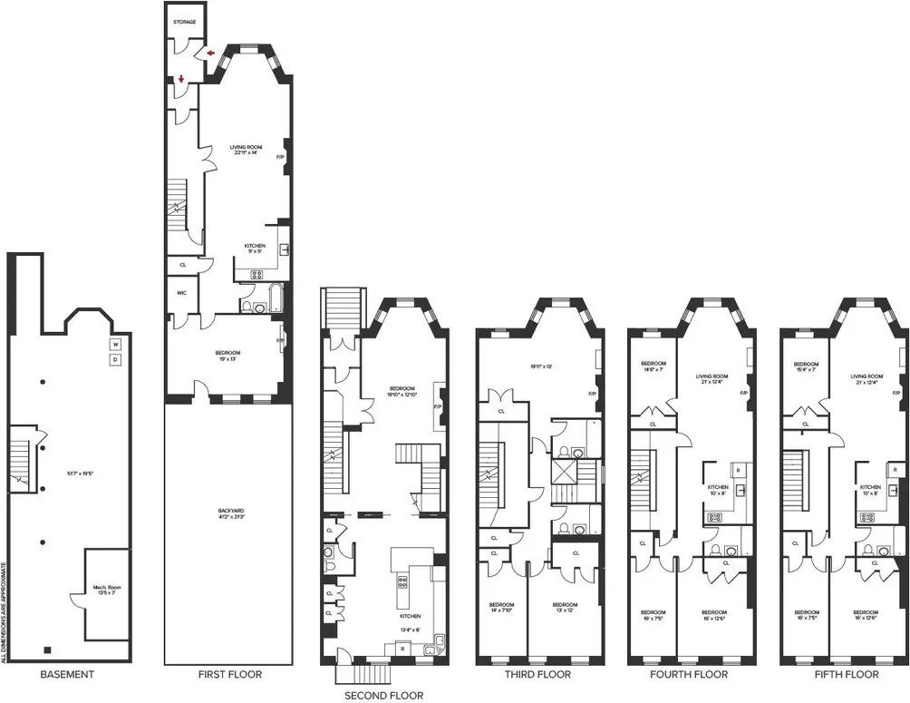 21 West 121st Street Floor Plan 