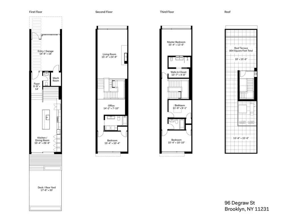 96-98 Degraw Street floor plan