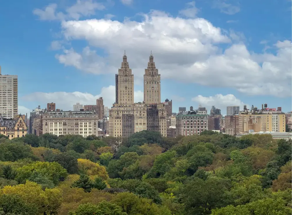 Views of Central Park and Central Park West architecture