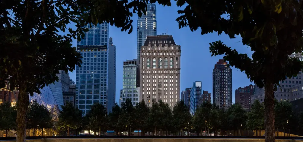 Photographs of 90 West Street in the Financial District