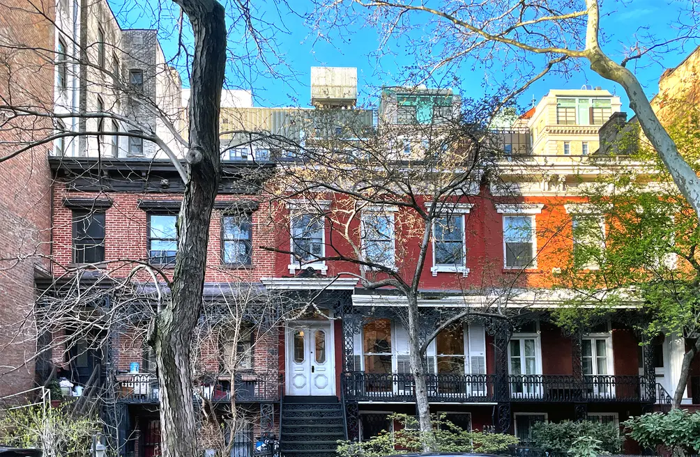 These landmarked rowhouses at 326-330 East 18th Street were built by descendents of Peter Stuyvesant and are among the oldest in the area