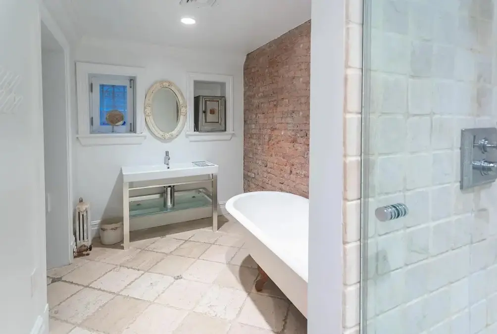 Primary bath with separate soaking tub