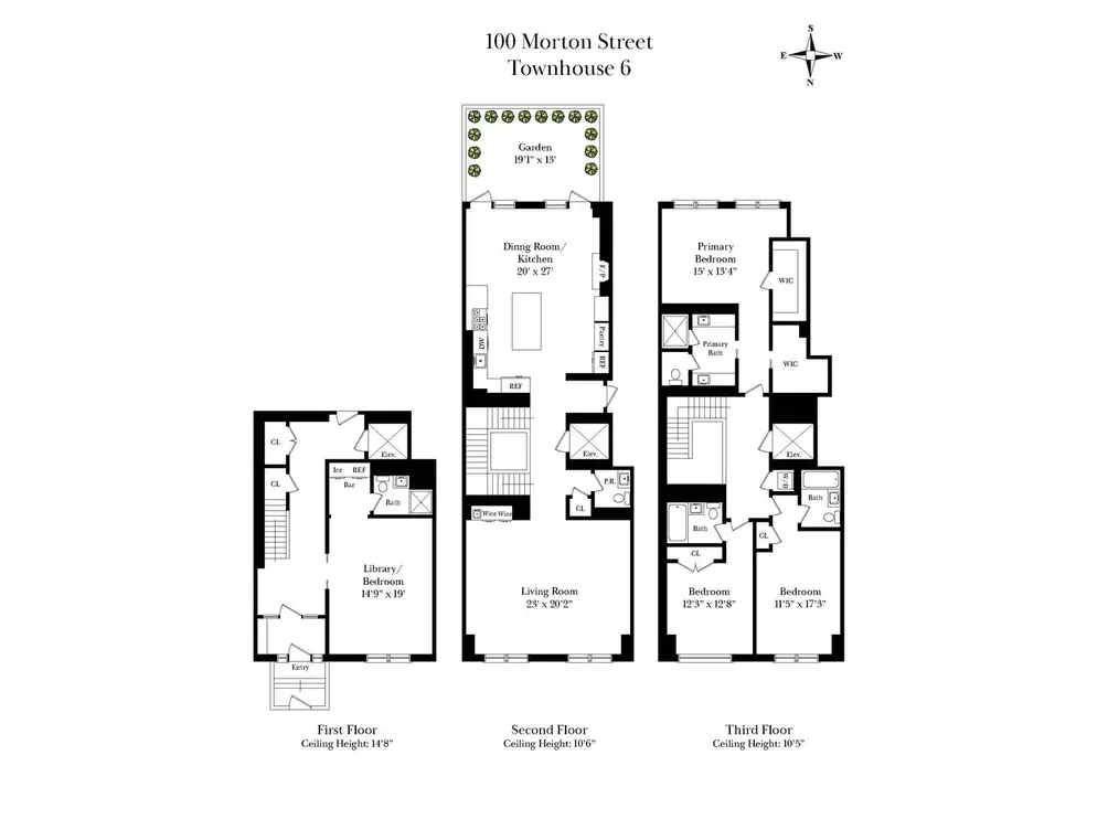 Townhouse floor plan