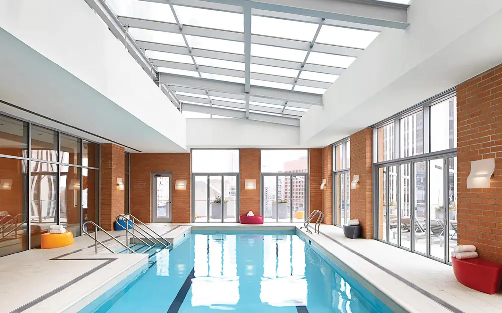 swimming pool at 8 spruce street nyc