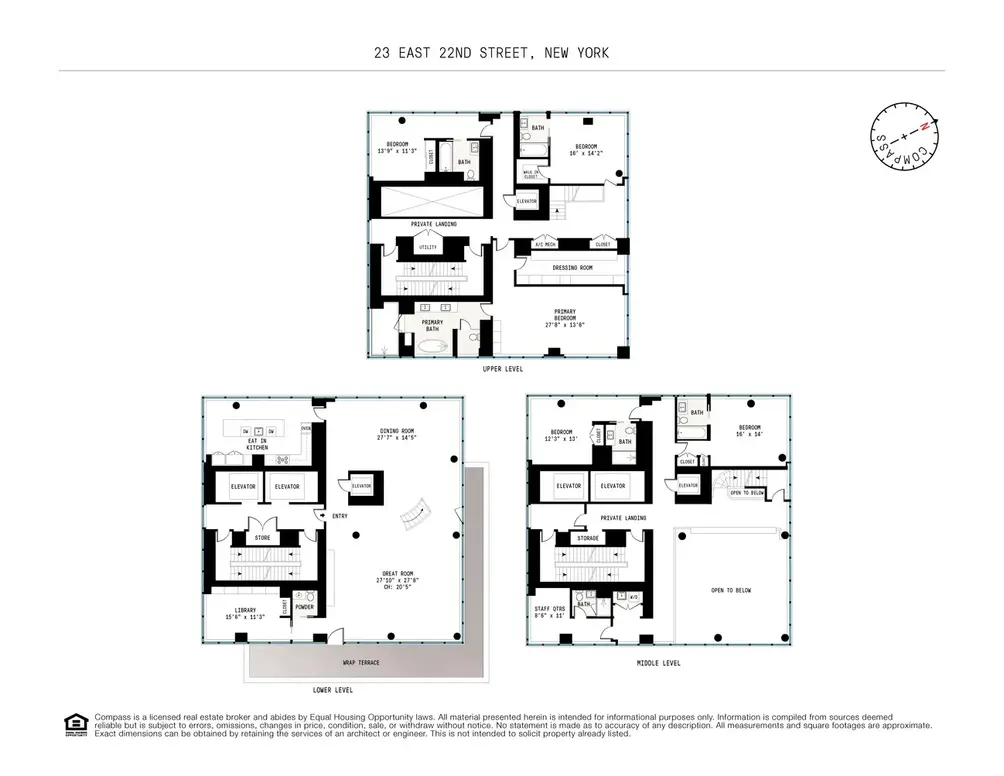 NYC penthouse floor plan