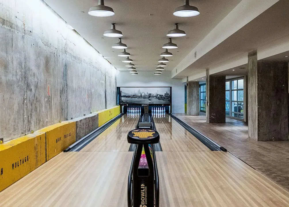 Bowling alley and game area