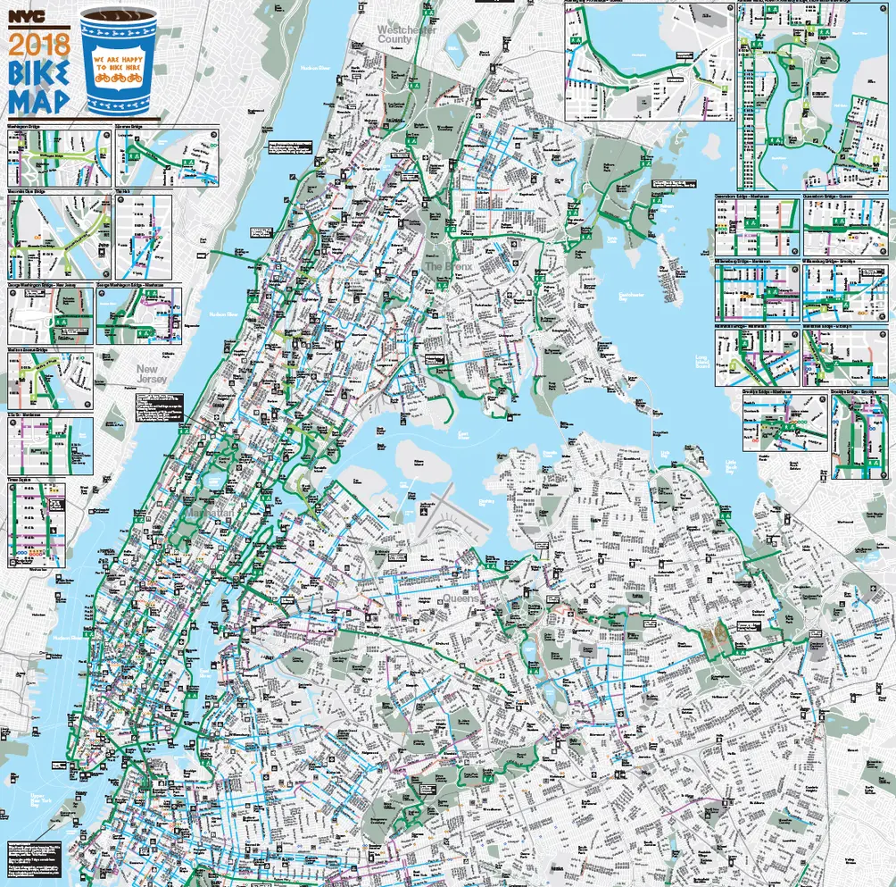 NYC's 2016 Bike Map