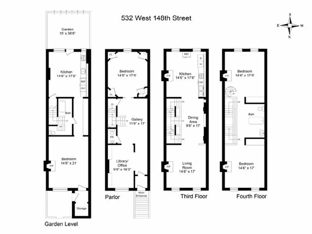 532 West 148th Street floor plan