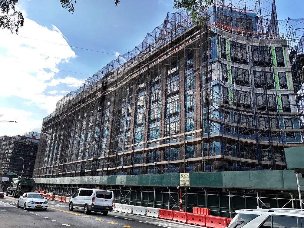 810 Fulton Street in Brooklyn under construction 