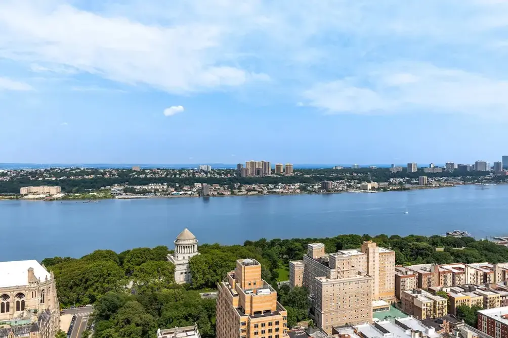 Hudson River and Morningside Heights views