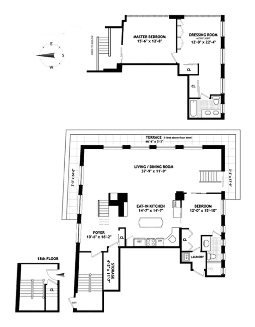 26 Beaver Street #PH floor plan