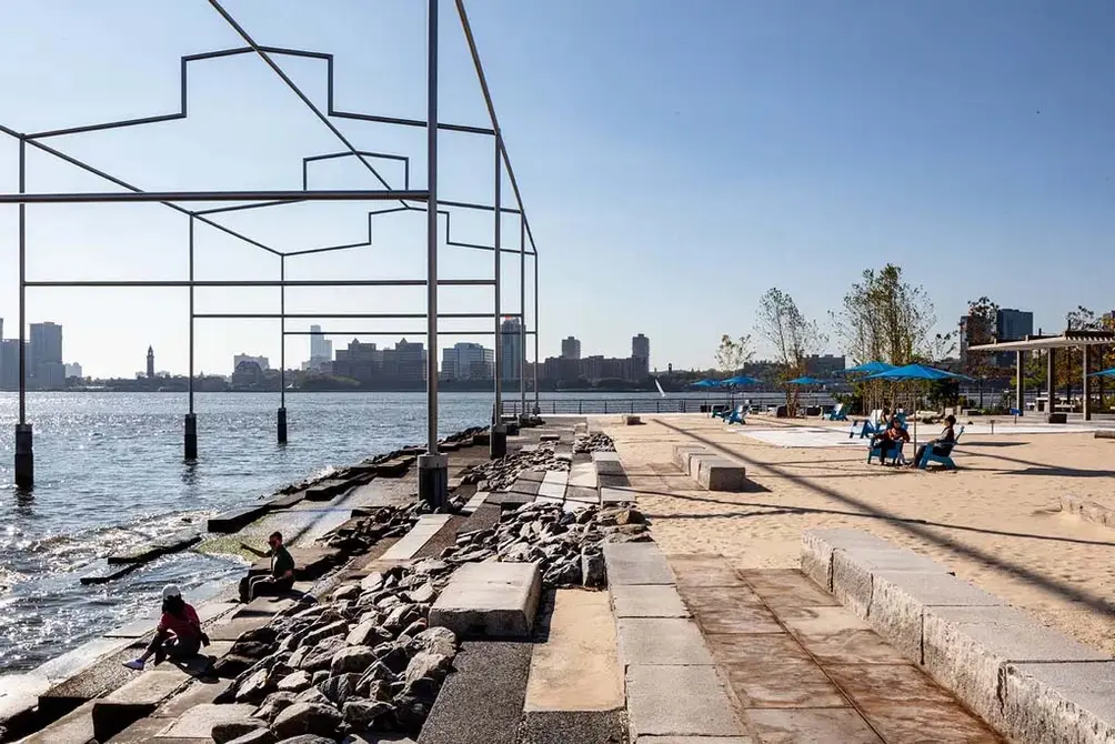 Manhattan's only public beach