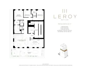 111 Leroy Street #7 floor plan