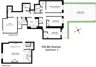 The Tracy Mansion floor plan