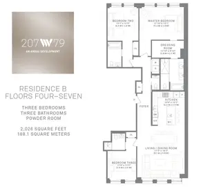 207 West 79th Street floor plans