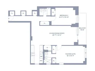 5800 Arlington Avenue #6C floor plan