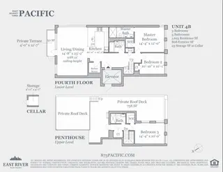 873 Pacific Street #4B floor plan