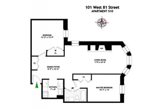 101 West 81st Street #510 floor plan