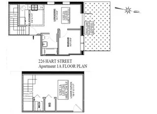 226 Hart Street #1A floor plan