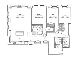 15 Broad Street #1010 floor plan