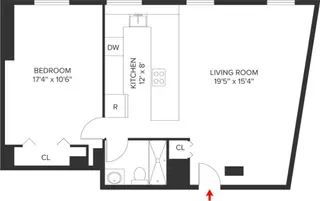 1 Rockwell Place #4A floor plan