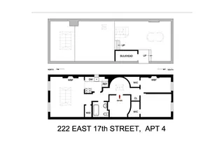 222 East 17th Street #PH floor plan