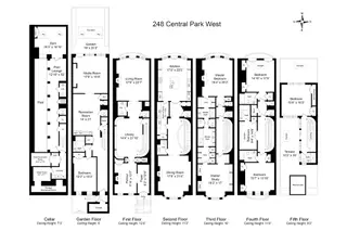 248 Central Park West #TH floor plan