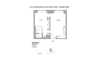 123 Washington Street #42D floor plan