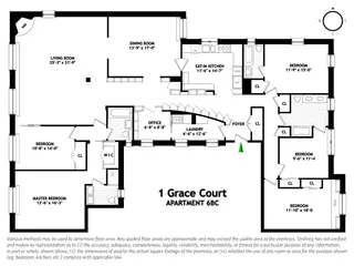 1 Grace Court #6BC floor plan