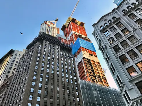 221 West 57th Street construction progress