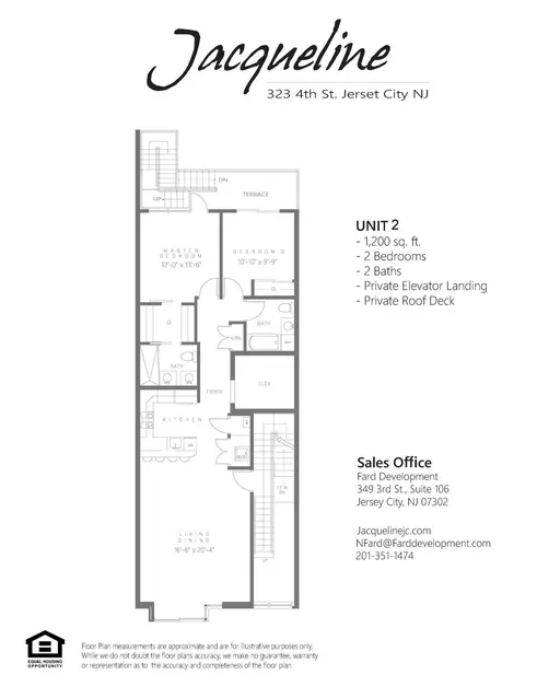 323 4th Street #2 floor plan