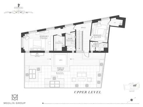 100 Barclay Street #PENTHOUSE floor plan