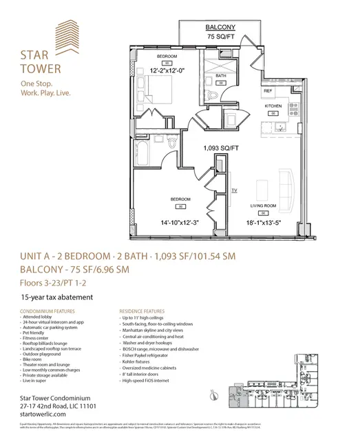 Star Tower, Apartment #22F