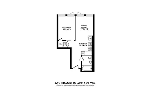 679 Franklin Avenue #202 floor plan