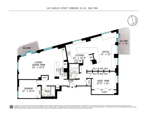 140 Charles Street #19ADE18A18C floor plan