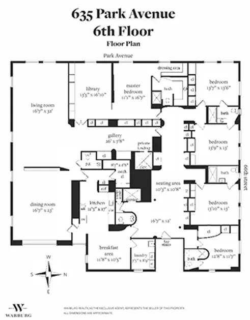 635 Park Avenue #6THFLOOR floor plan