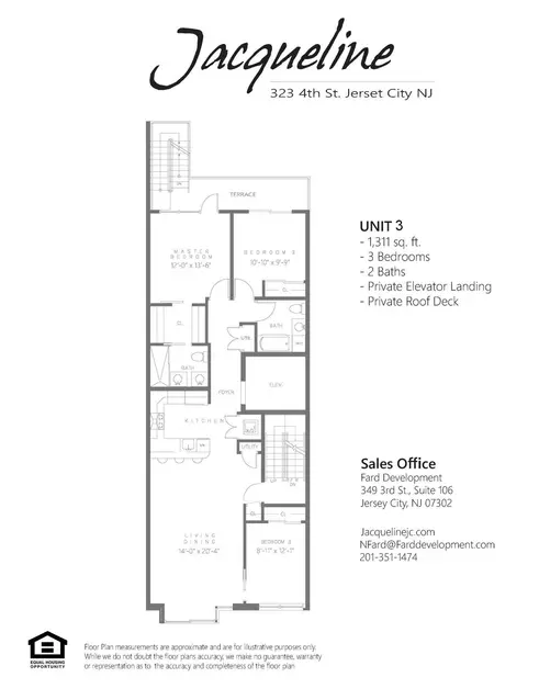 323 4th Street #3 floor plan