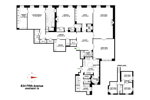 834 fifth avenue floor plan