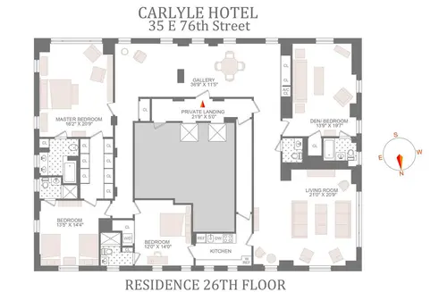 the carlyle floor plan