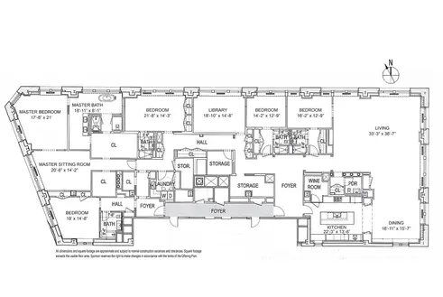 212 Fifth Avenue #21AB floor plan