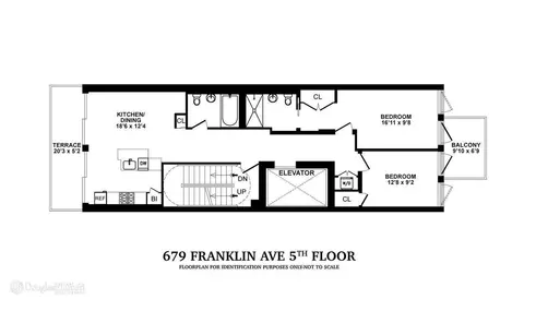 679 Franklin Avenue #501 floor plan