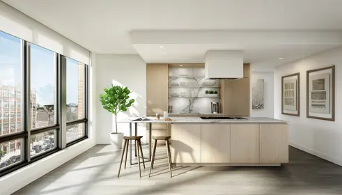 Brooklyn condos, Karl Fischer Architect, Greenpoint apartments, 50 Greenpoint Avenue, Brooklyn development