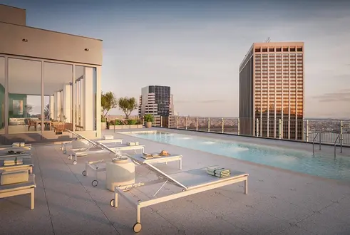 Rooftop pool