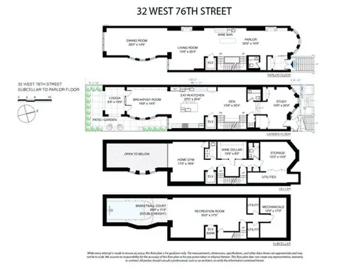 32 West 76th Street - Upper West Side townhouse
