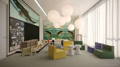 45 Park Place Childrens Playroom