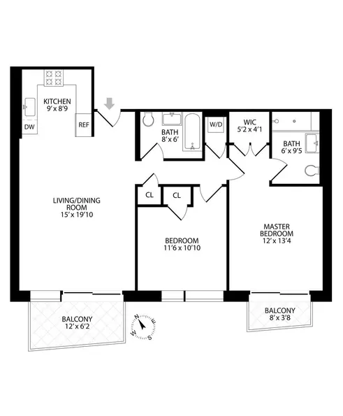 267 Evergreen Avenue #4A floor plan