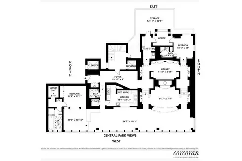 1115 Fifth Avenue #PHA floor plan