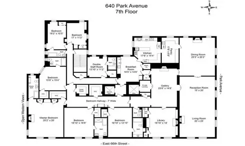 640 Park Avenue #7FL floor plan
